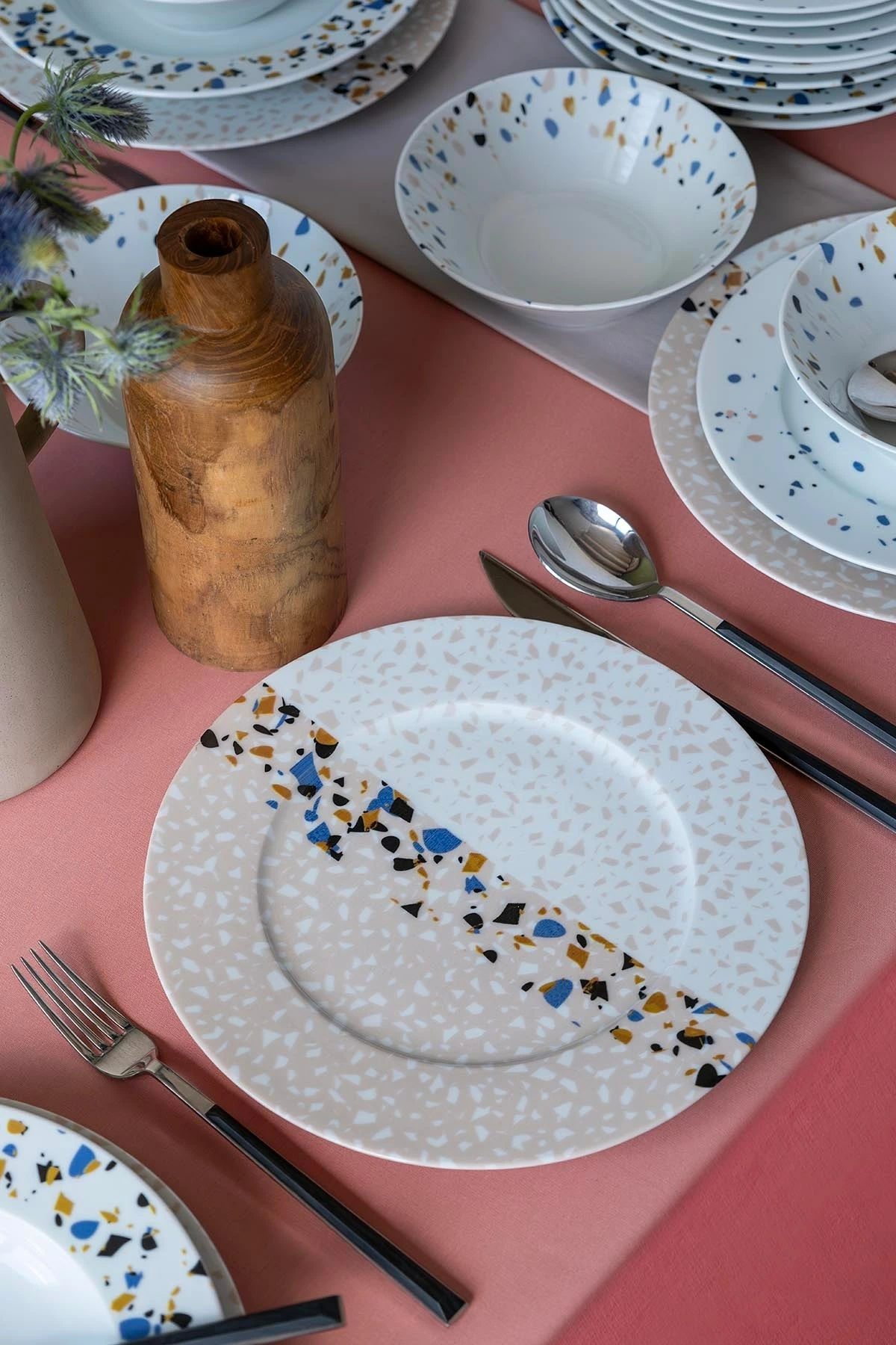 Set enësh për drekë, 24 copë, Hermia Concept, NNLB24Y2885692