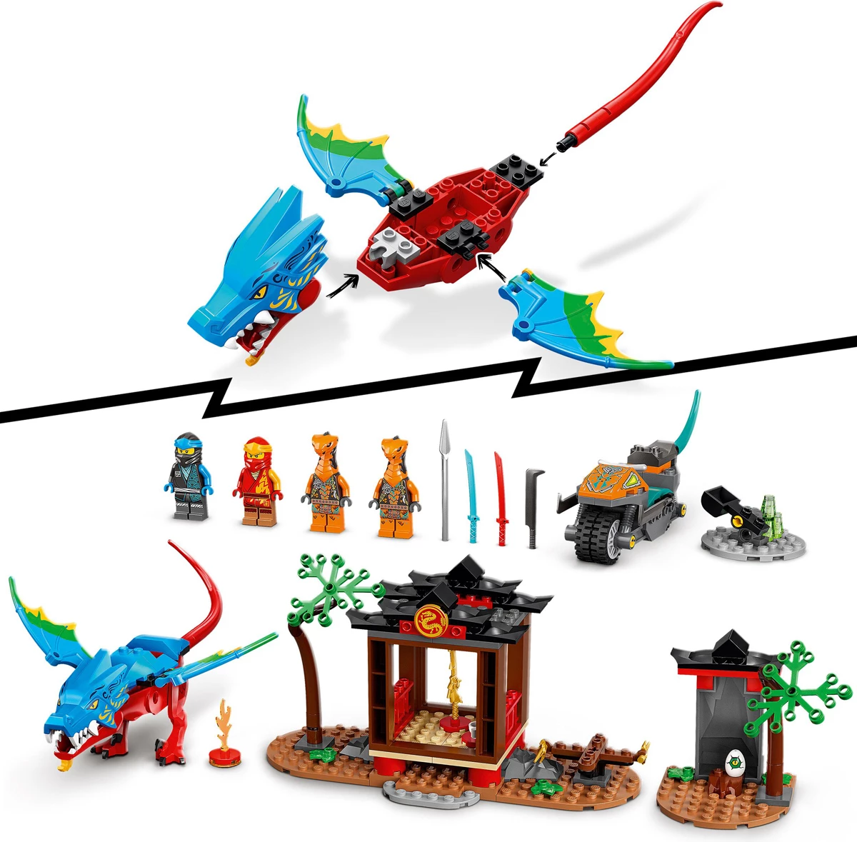 LEGO NINJAGO Ninja Dragon Temple 71759