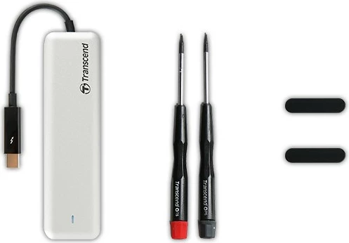 SSD i jashtëm Transcend JetDrive 855 960GB, Thunderbolt, për Mac, argjend