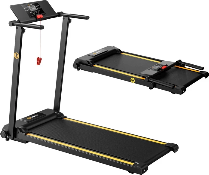 Tekalë elektrike UREVO Foldi Mini URTM006, palosëse, 12 programe HIIT, 10 km/h, 38x100 cm, e zezë/portokalli