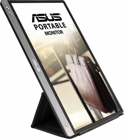 Monitor portativ Asus ZenScreen MB14AC 14" Full HD IPS USB-C, ngjyrë e zezë, me kabllo USB Type-C
