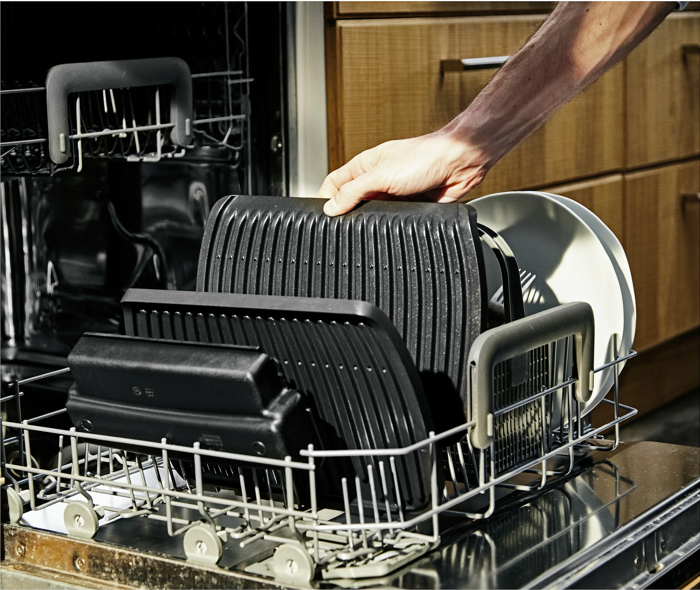 Grill elektrik Tefal OptiGrill Elite GC750D, 2000 W, Touch, 12 programe, e zezë/inoks