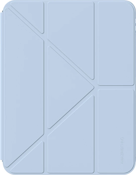 Mbështjellës tabletë AmazingThing Minimal Case, për iPad Air 11" M3 (2025), folio me qëndrim, pjesë e pasme transparente, mbajtëse Apple Pencil, blu