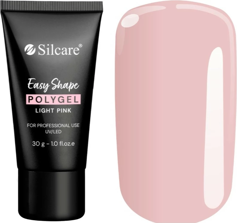 Polygel për thonj Silcare Easy Shape për femra Light Pink 30g