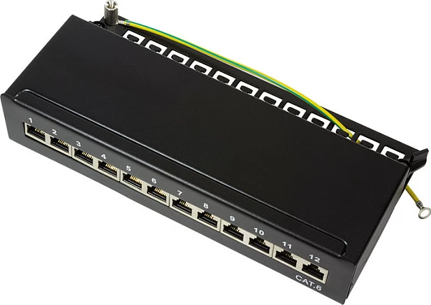Patch panel LogiLink 12-Port Cat6 STP, desktop, i zi