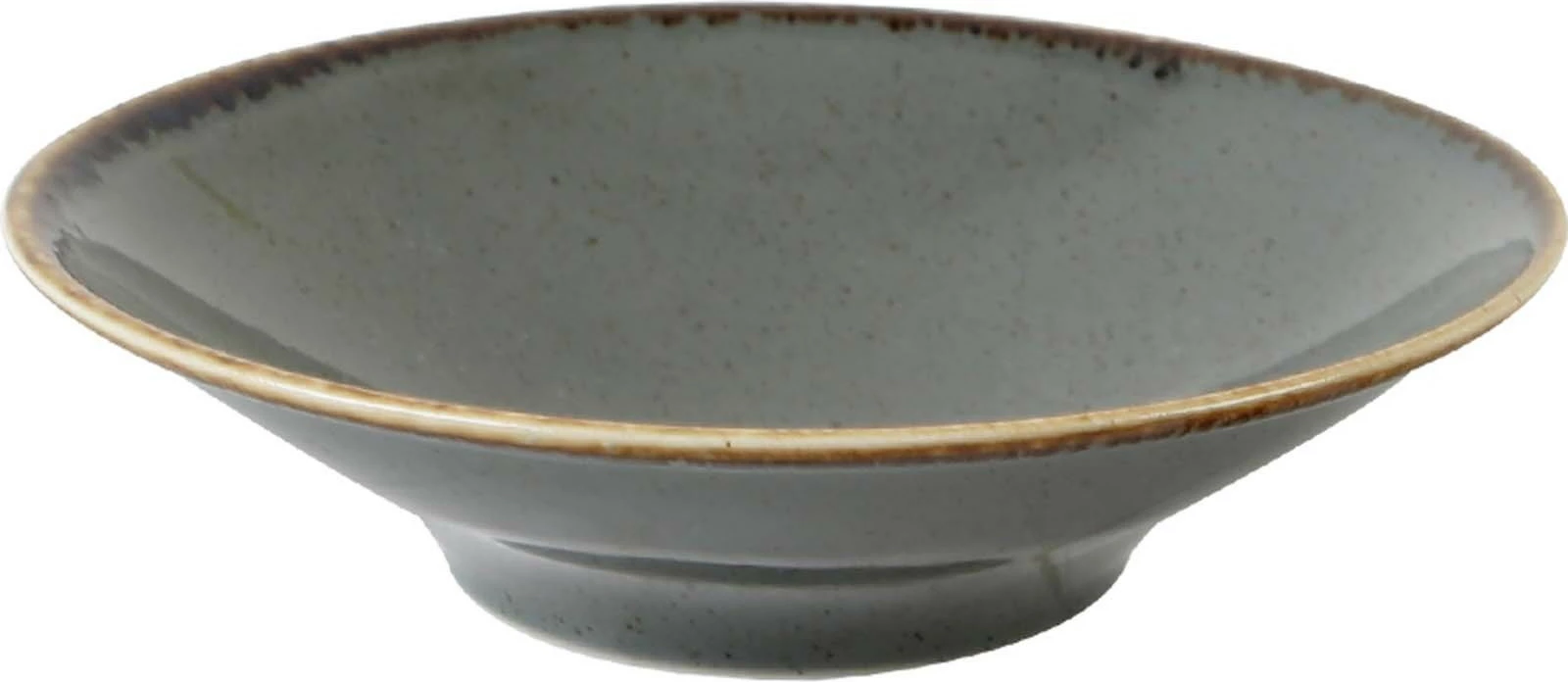 Pjatë e thellë Porland Seasons Stone 200 mm, 650 ml, porcelan, set 6 copë, gri e errët