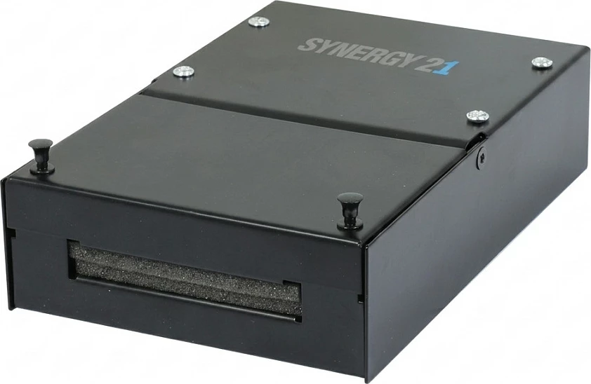 Patchpanel Synergy21 Keystone, për 4x modul TP, montim sipërfaqësor, metal, e zezë