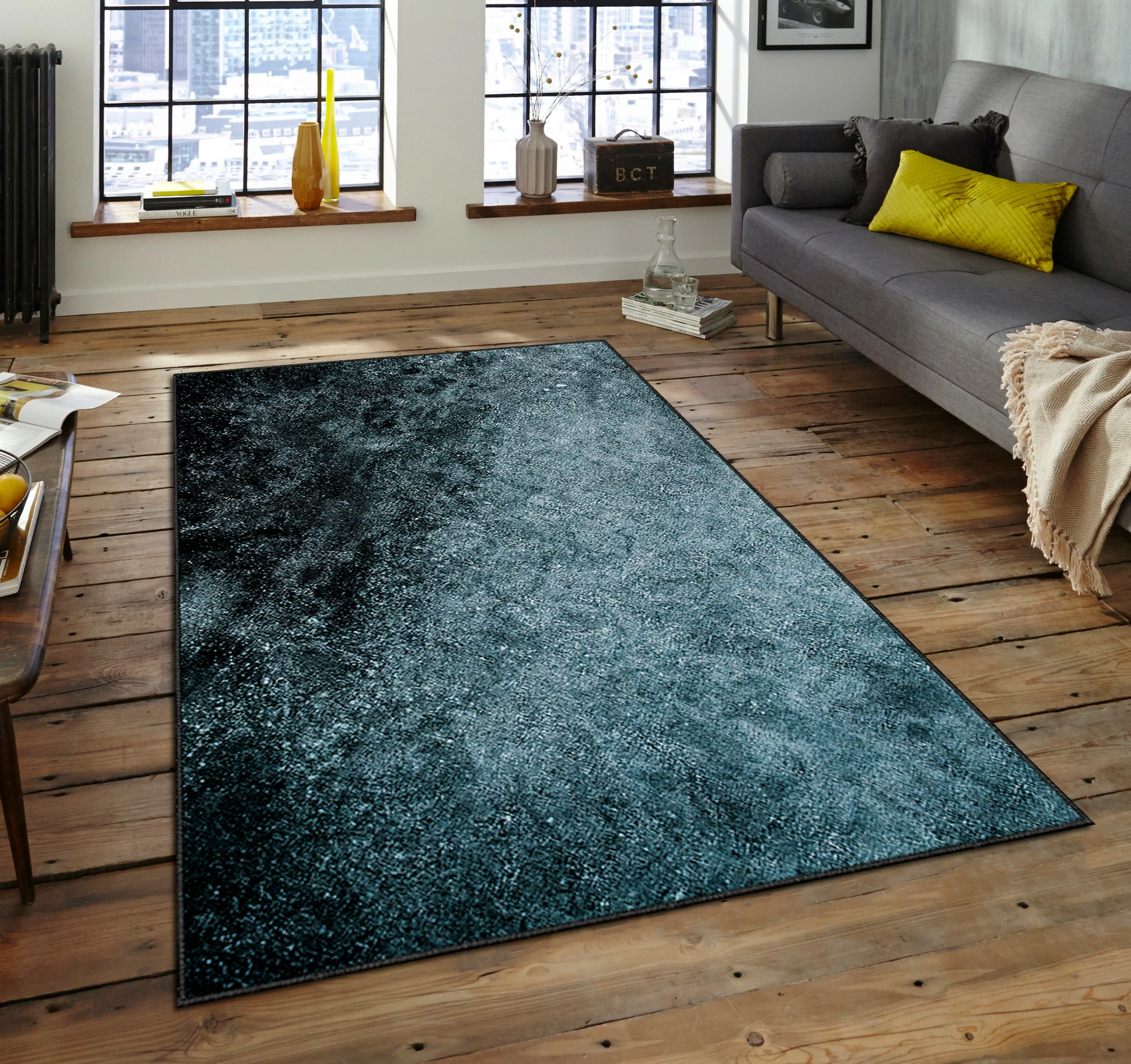 Qilim velvet, shumëngjyrësh, 100x140cm, Conceptum Hypnose, Asr Crpt-115