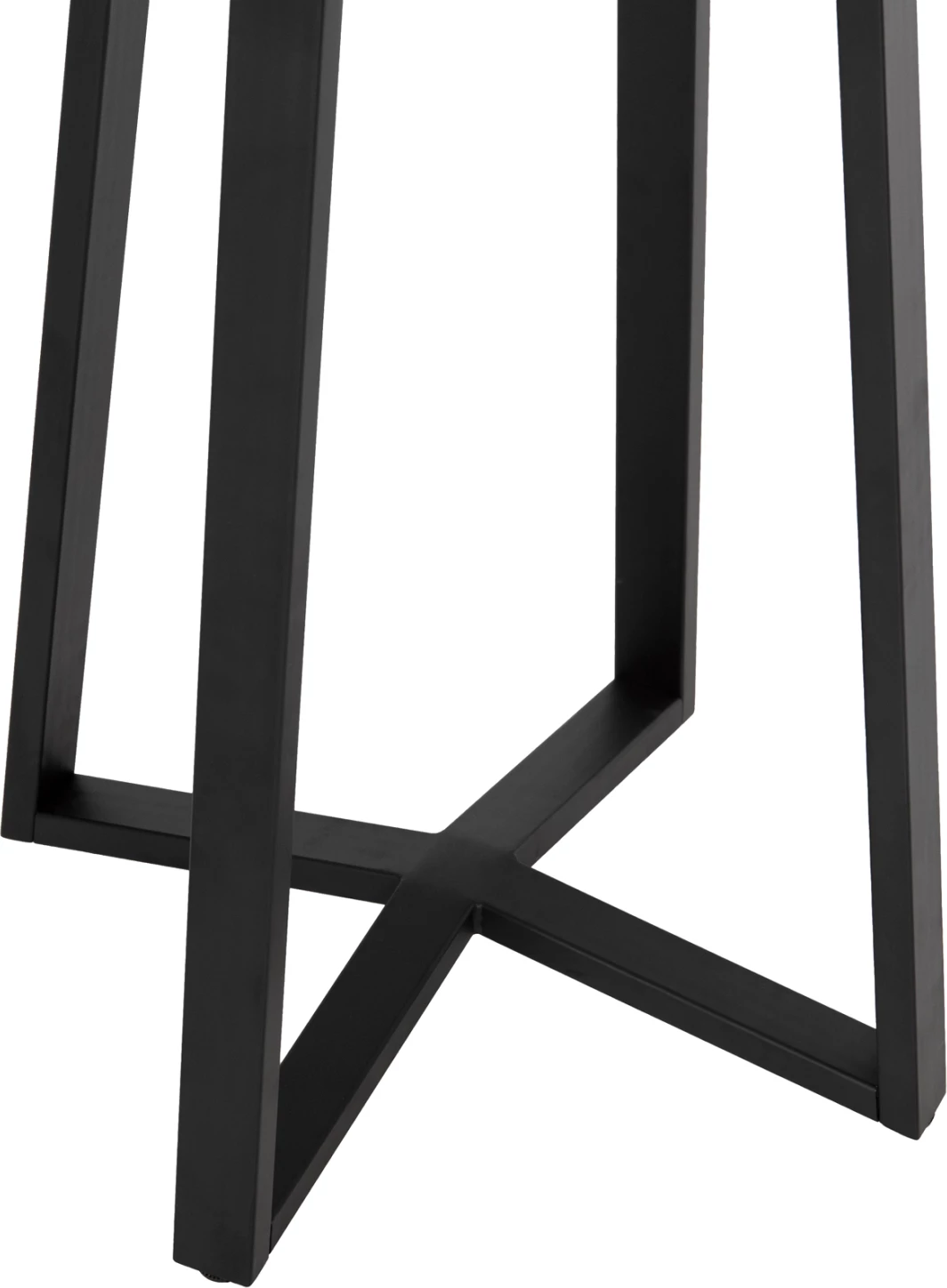 Bazë për tavolinë bar, lartësi mesatare, metal i zi, 50x50x90H cm