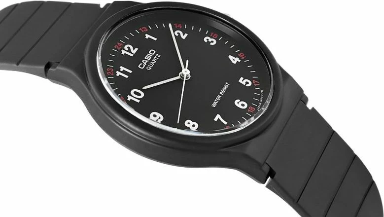 Orë dore Casio, unisex, e zezë