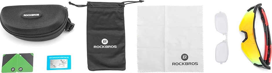 Syze çiklizmi Rockbros 10183, polarizuese, të kuqe