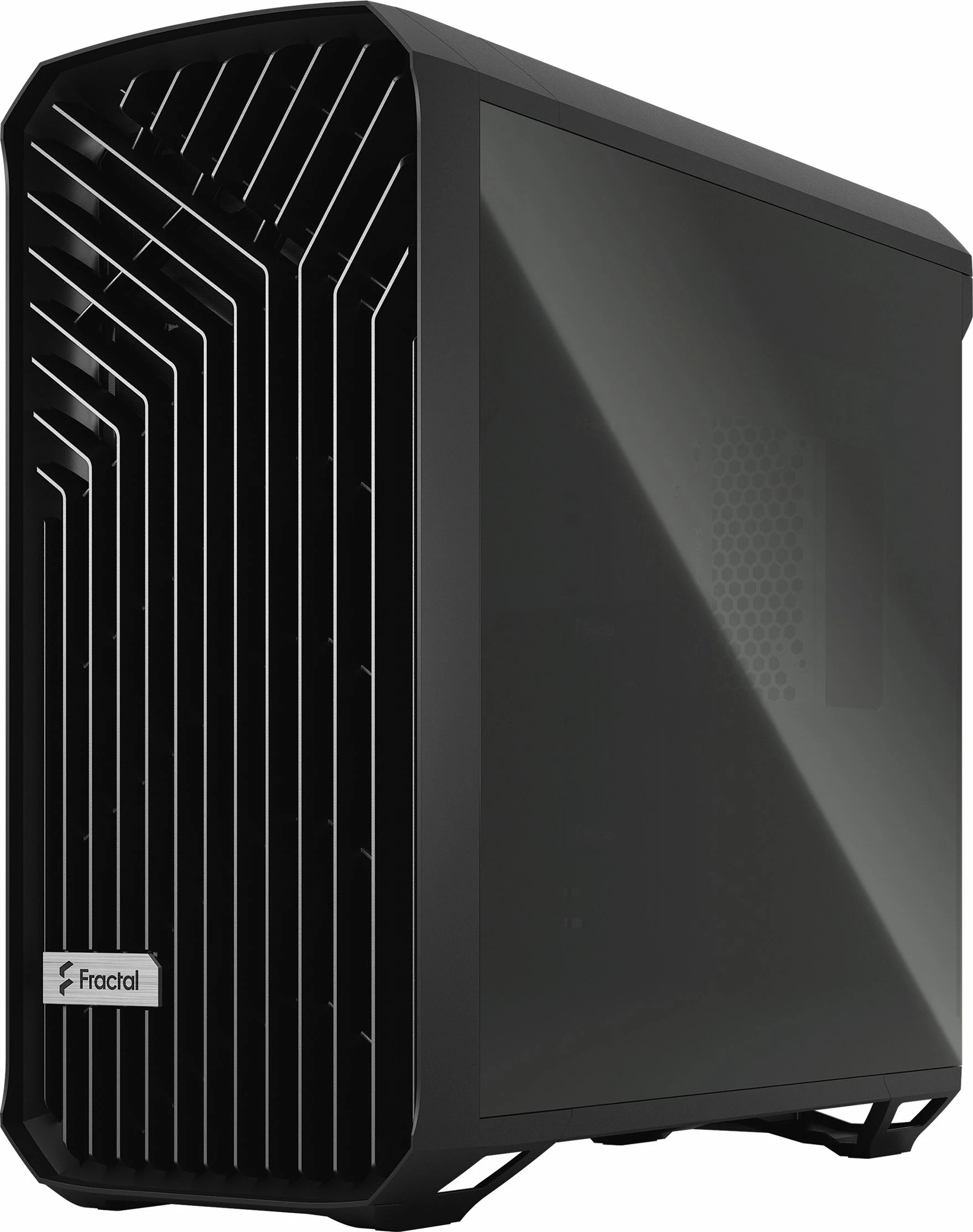 Kasë Fractal Design Torrent TG Light Tint (FD-C-TOR1A-01) Full Tower ATX/eATX, panel xhami të temperuar, 5 ventilatorë, e zezë