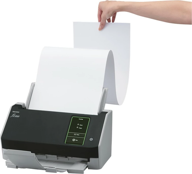 Skaner Ricoh fi-8040, 210 x 297 mm, 600 x 600 DPI, 24 bit, 8 bit, 40 ppm, 80 ipm