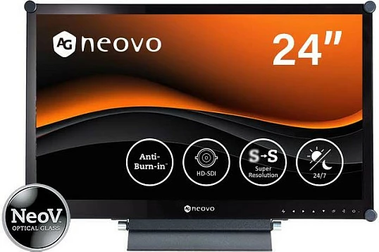 Monitor AG Neovo HX-2402, 23.8", Full HD 1920x1080, VA, HDMI/DP/SDI, i zi