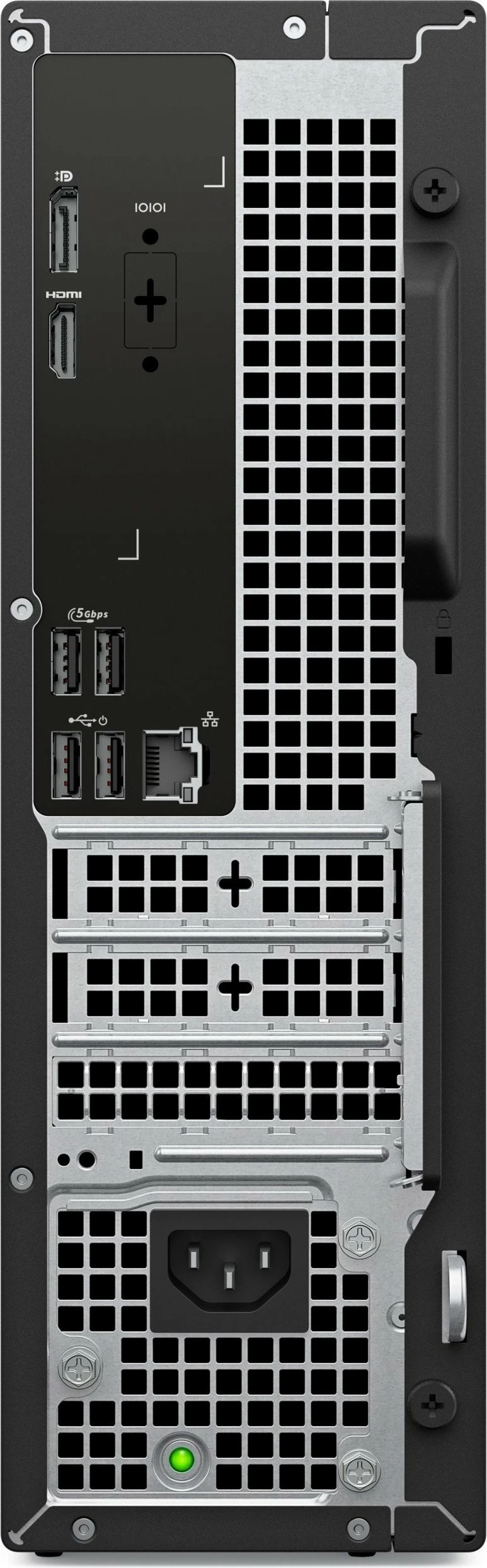 Kompjuter desktop Dell Slim ECS1250, Core Ultra 7 265, 16GB DDR5, SSD 1TB M.2 PCIe, Intel Graphics, Windows 11 Pro, i zi, set me tastierë & maus