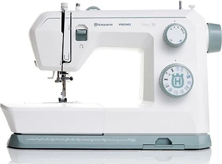Makinë qepëse Husqvarna Onyx 15, e bardhë
