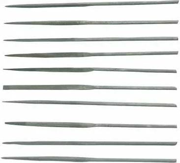 Set pile gjilpërë për plastikë MEGA 32010, 140 mm, 10 copë