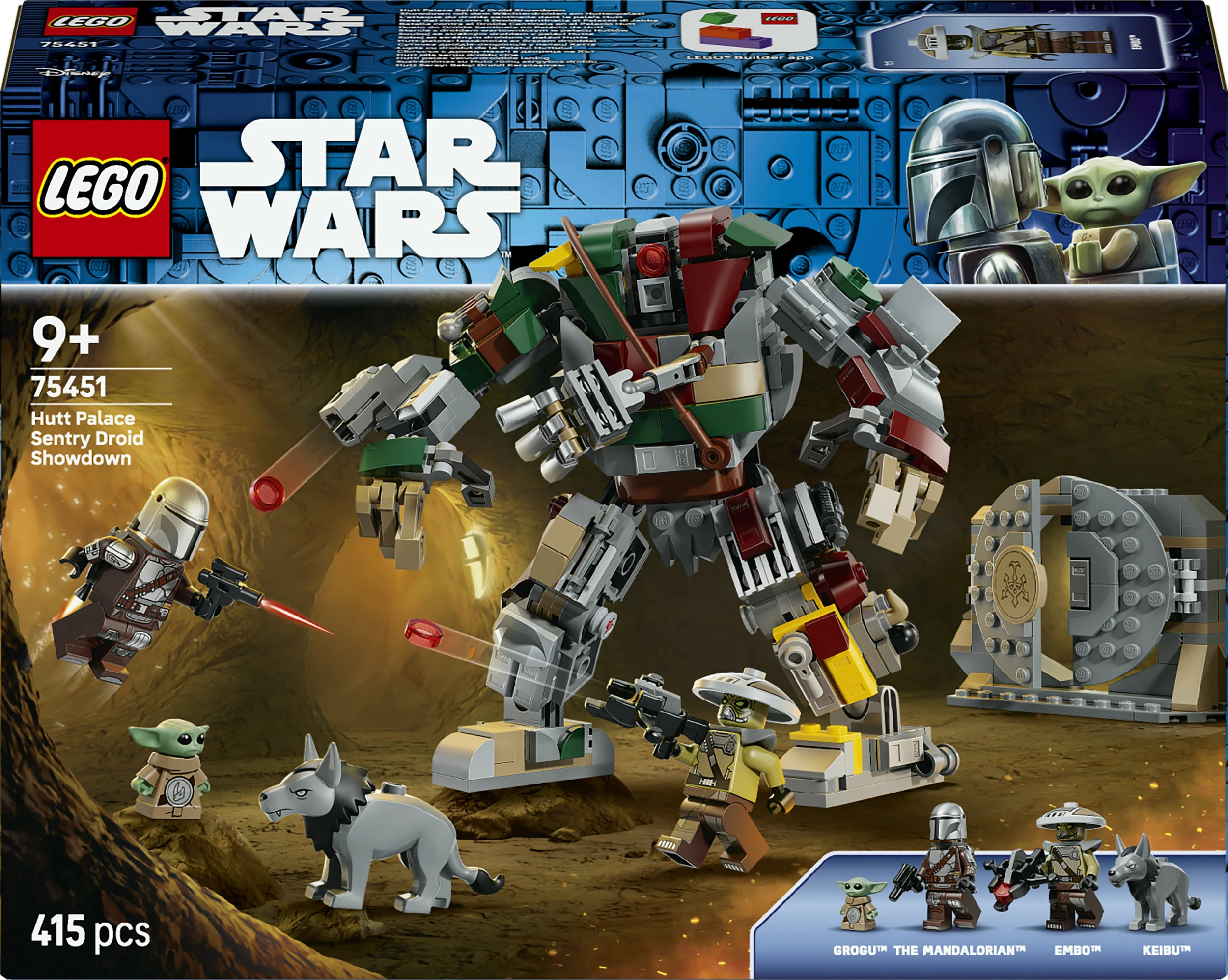 Set ndërtimi LEGO Star Wars 75451 Hutt Palace Showdown, 415 copë, 9+