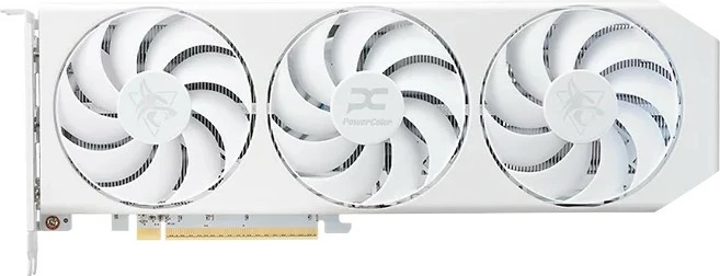 Kartelë grafike PowerColor RX 9060 XT Hellhound Spectral White OC 16GB GDDR6 e bardhë
