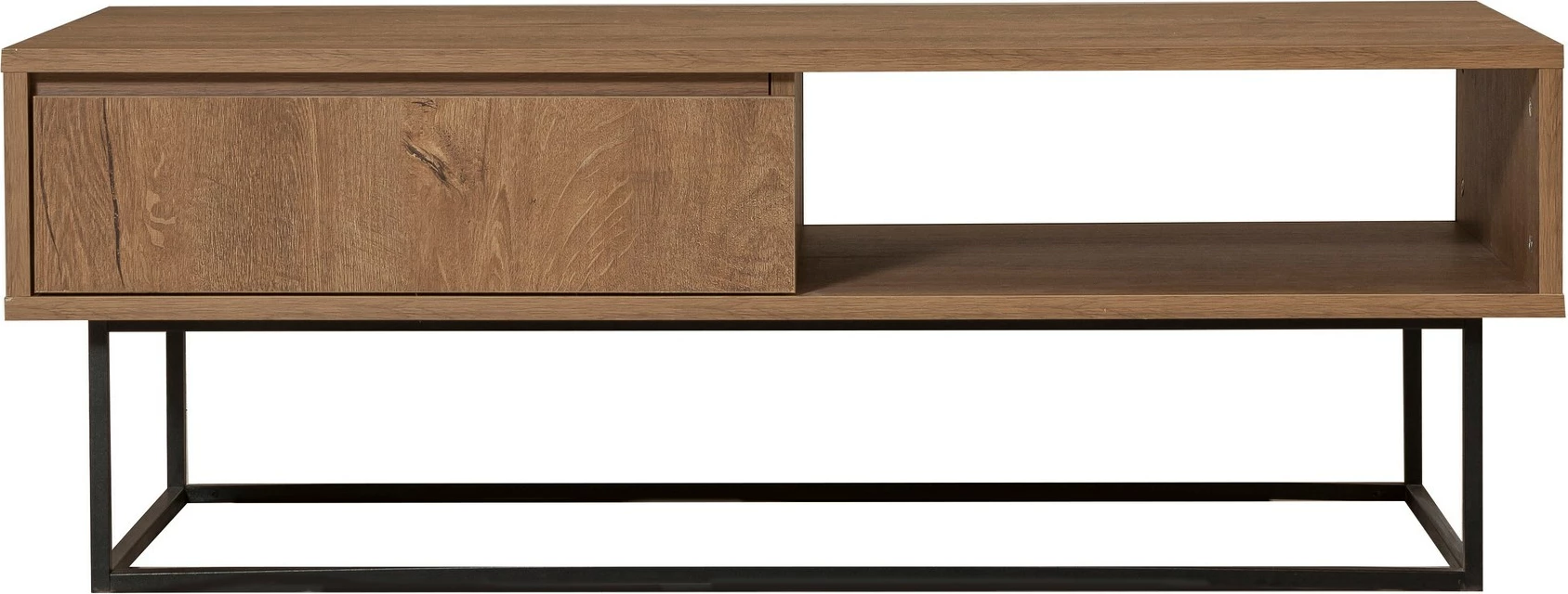 Set mobiljesh për dhomë dite Skye Decor, Laxus Takım 24, ngjyrë arre dhe e zezë