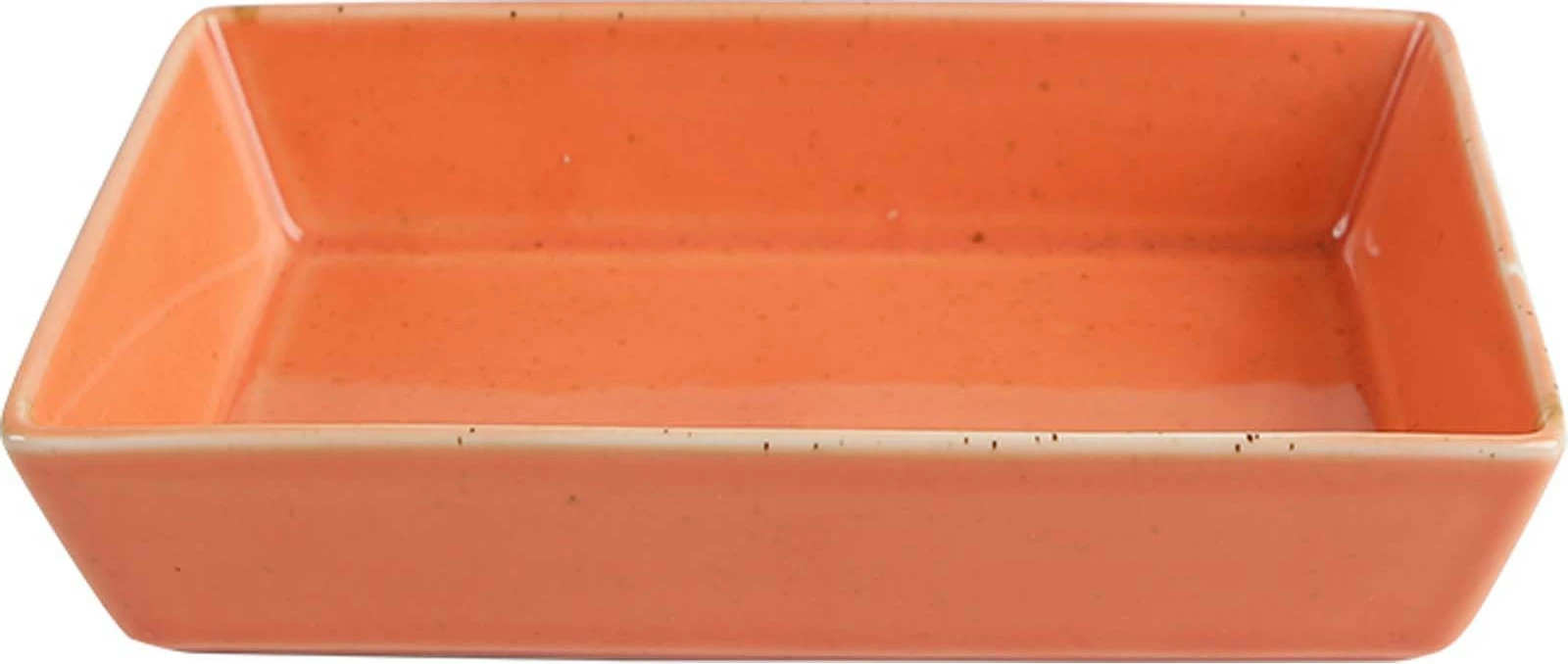 Pjatë aperitiv Porland Seasons Amber 160x110 mm, porcelan, portokalli, set 6 copë