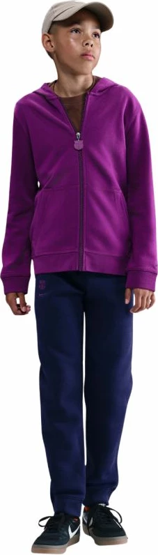 Pantallona sportive për fëmijë Nike FC Barcelona Tech Fleece HM4108-594, blu të errëta [Madhësia: S]