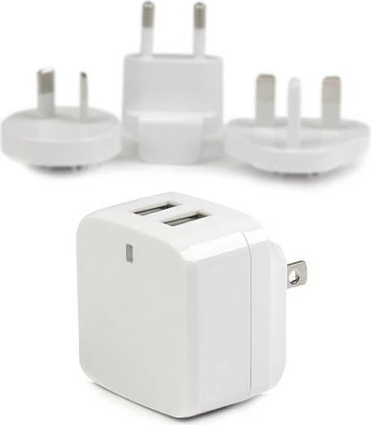 Karikues muri StarTech 2x USB 17W 3.4A, i bardhë