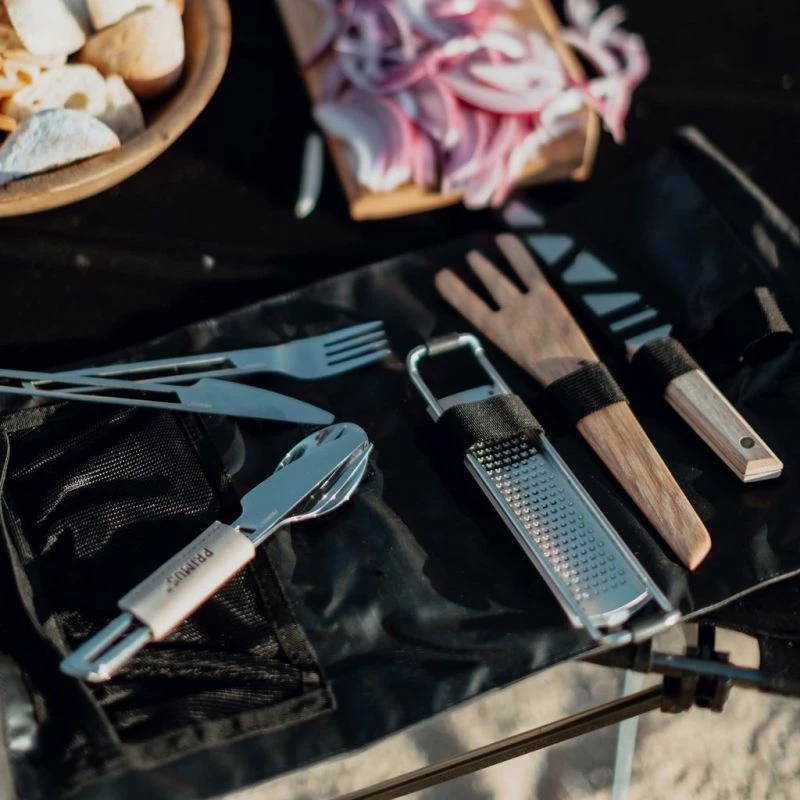 Set veglash për kamping Yakimasport Primus CampFire Prep, dru/zezë
