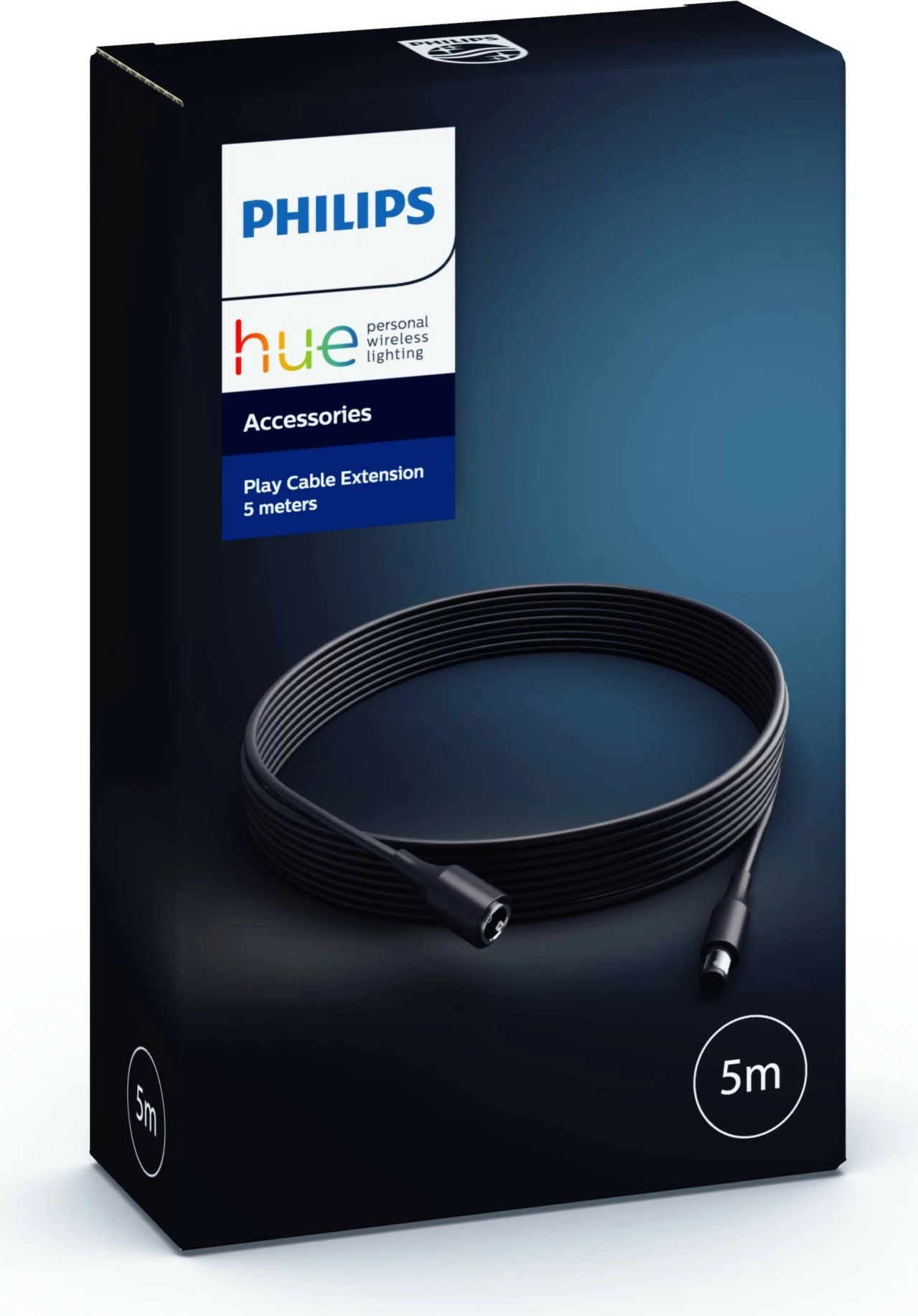 Kabllo zgjatues Philips Hue Play, 5m, e zezë