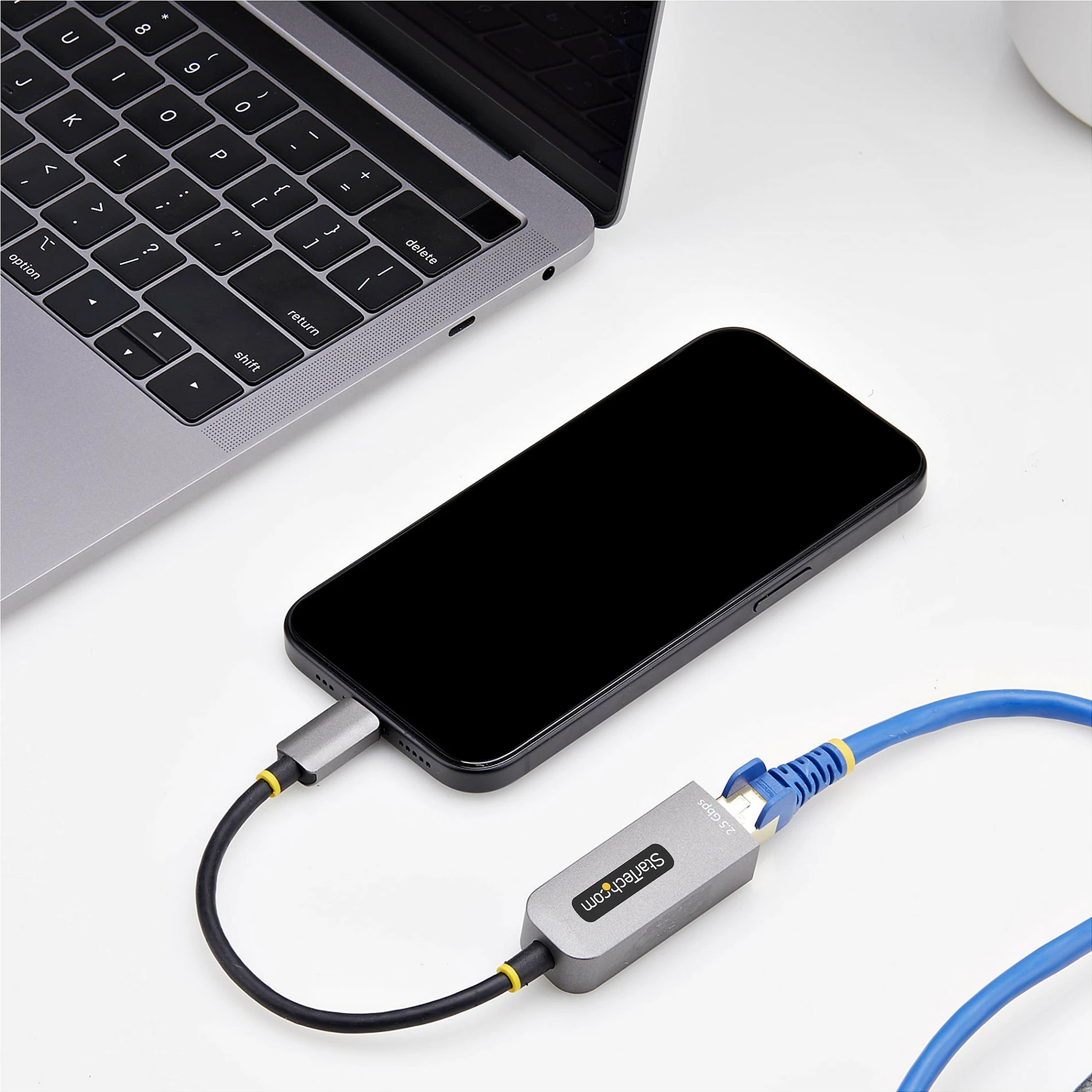 Adapter Ethernet USB-C StarTech 2.5GbE, RJ-45, 0.15 m, gri