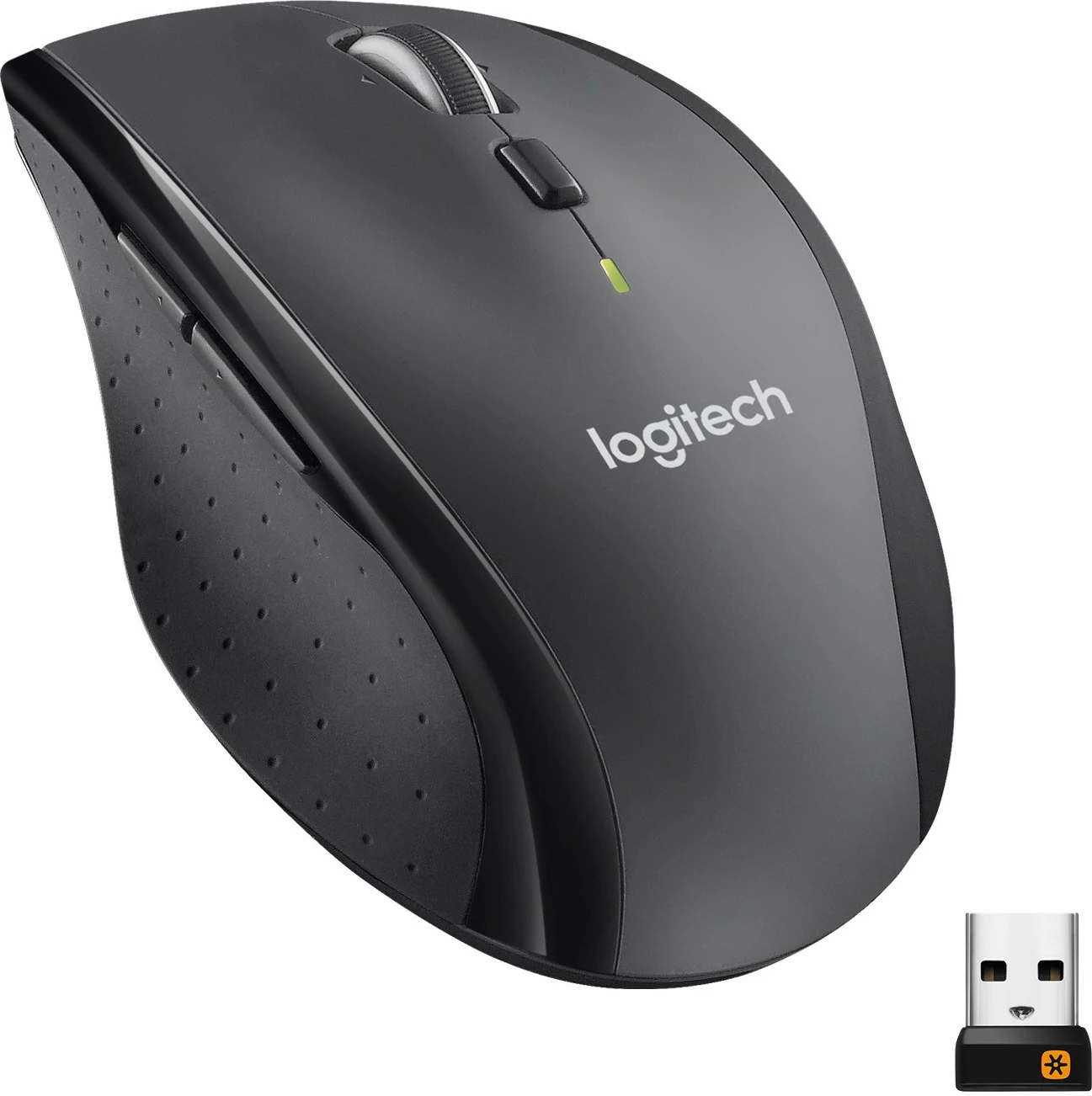 Maus Logitech Marathon M705, Djathtas, Optik, RF Wireless, 1000 DPI, Ngjyrë Qymyr