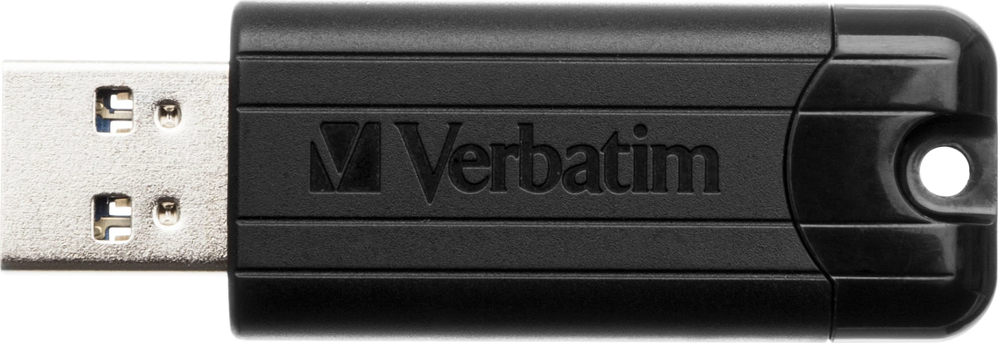 USB stik Verbatim PinStripe 3.0, 64GB, USB-A, USB 3.2 Gen 1, Slide, i zi