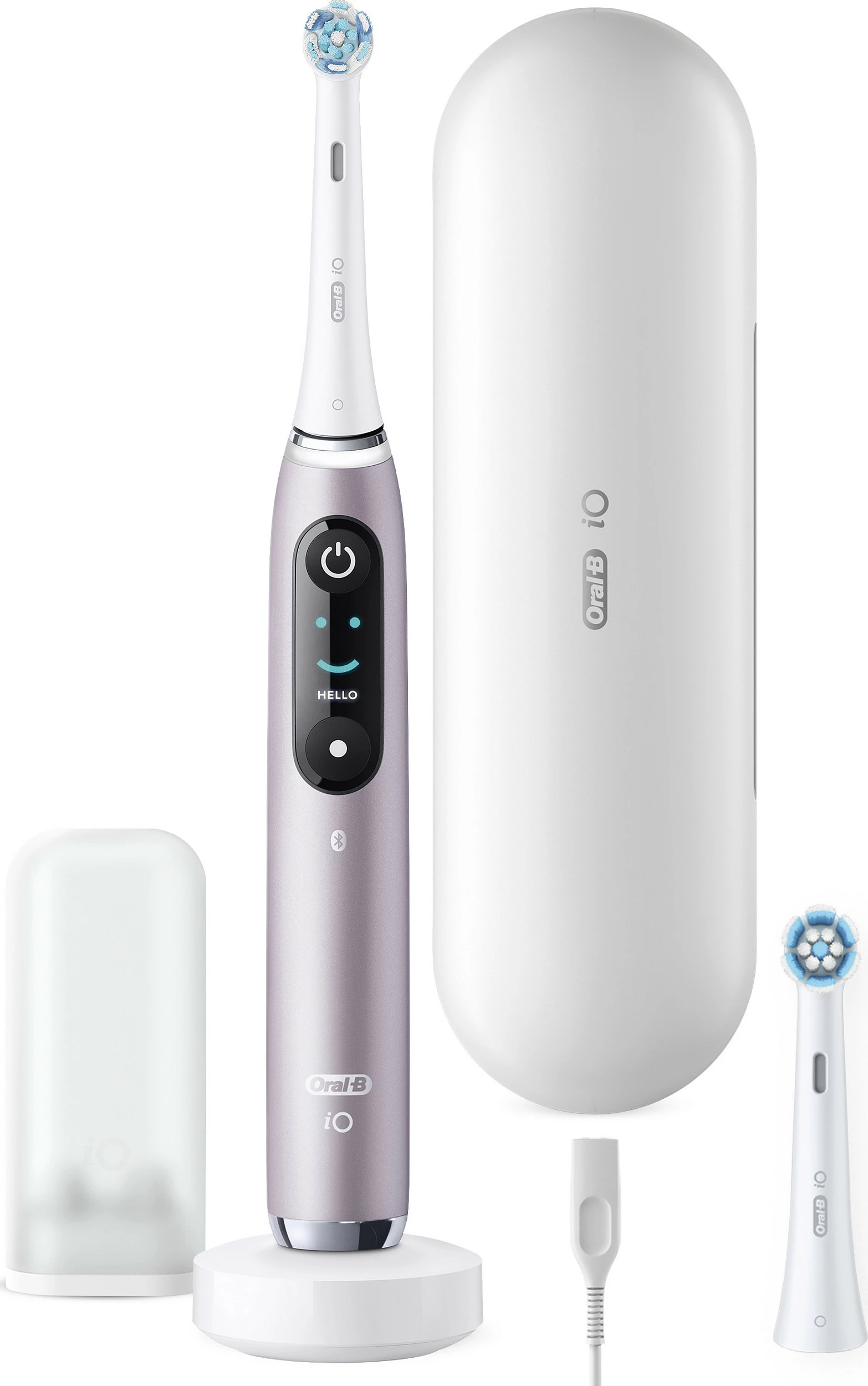 Furçë dhëmbësh elektrike Oral-B iO Series 9n, 6 mënyra, Bluetooth, me kuti udhëtimi, rozë