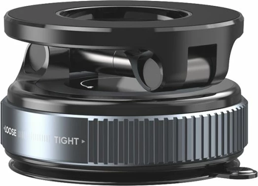 Mbajtëse magnetike për celular Tech-Protect N60 MagSafe, rrotullim 360°, me bazë thithëse, set 1+2 pllaka MagSafe, e zezë