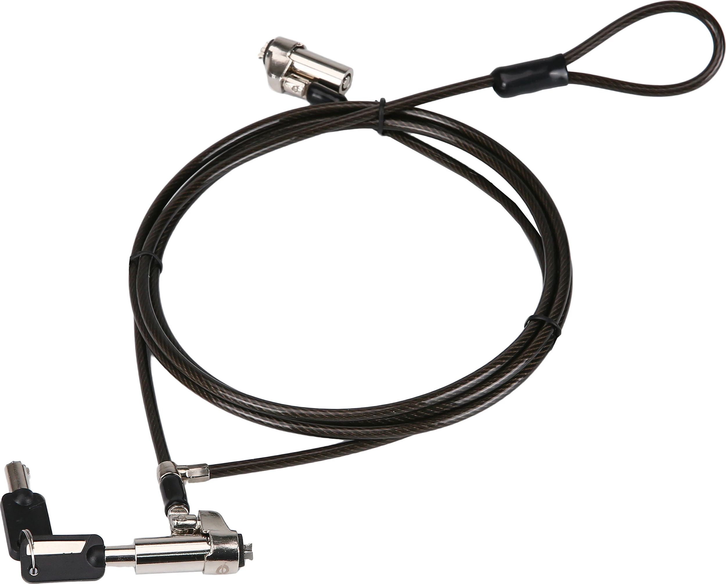 Kandadë sigurie për laptop Conceptronic Nano-Lock Dual, kabllo 1.8m, e zezë