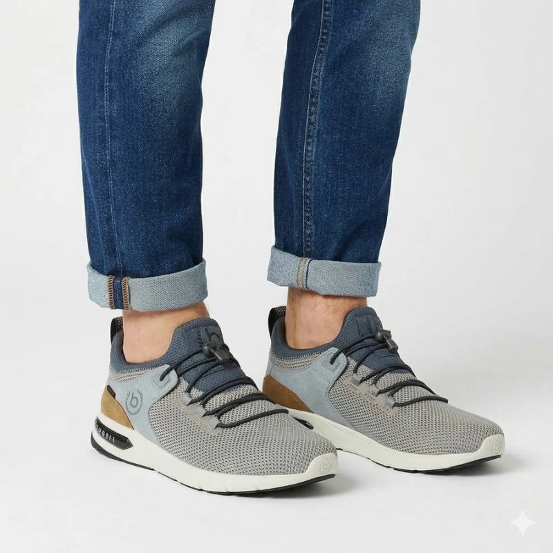 Atlete meshkuj Bugatti 342-65860-6969-5211, gri