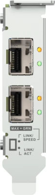 Kartë rrjeti QNAP QXG-10G2SF-X710 10GbE, 2 porta SFP+ (10G/1G), PCIe Gen3 x8, fanless, paketë 3 kllapa