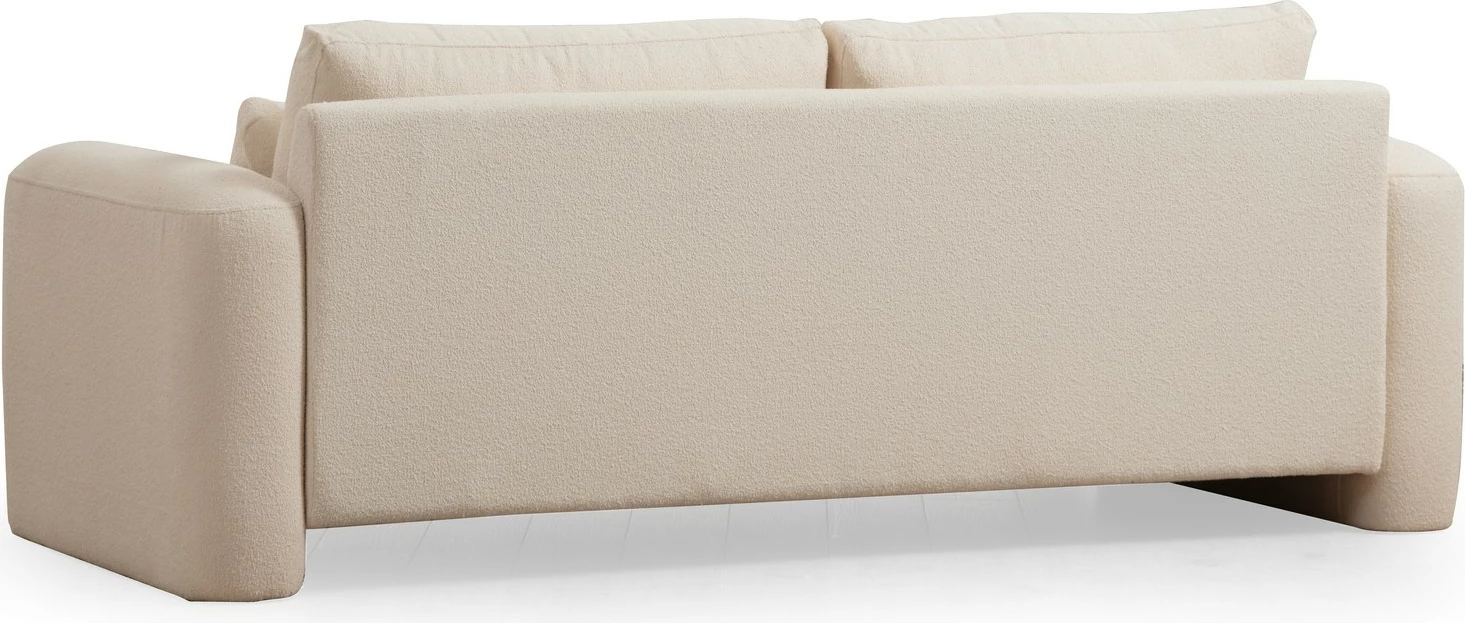 Divan treshe Atelier del Sofa, ngjyrë krem, Lily
