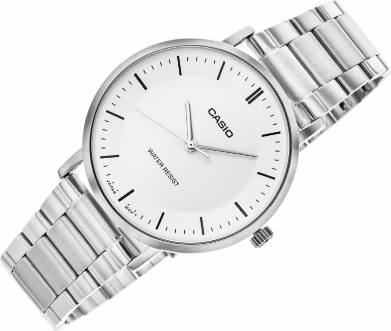 Orë dore për meshkuj CASIO, argjend