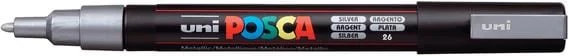 UNI-MARKER pc-3m POSCA SILVER