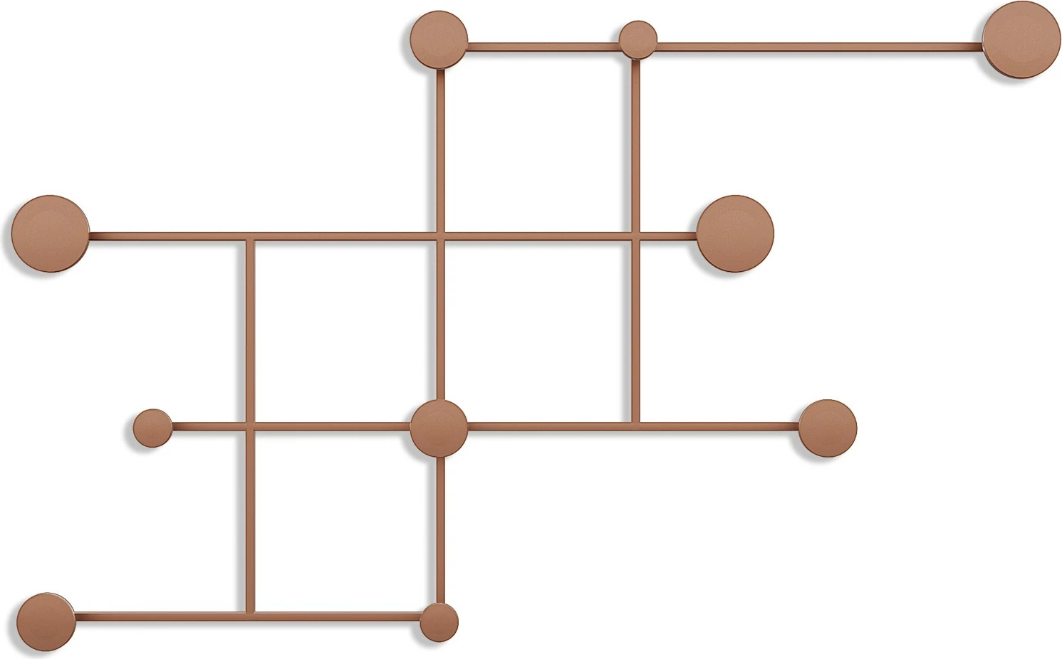 Varëse muri metalike, ngjyrë bakri, Wallity Fatara-C