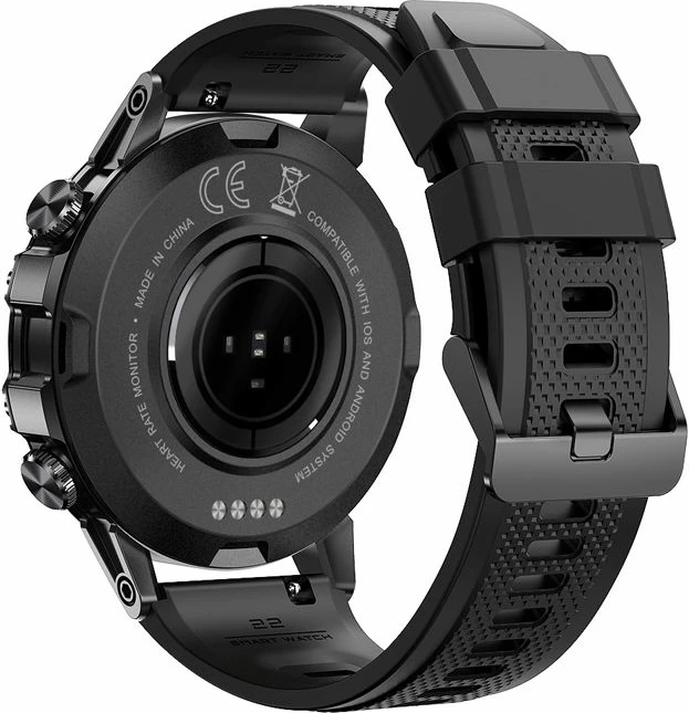 Smartwatch VELTORI unisex, e zezë