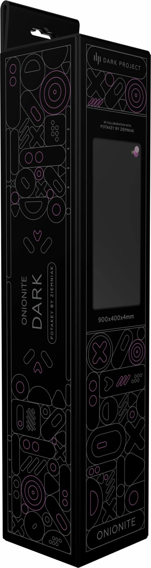 Mauspad Dark Project Onionite DPMP_ONION_DARK_XL XL 900x400mm 4mm, i zi