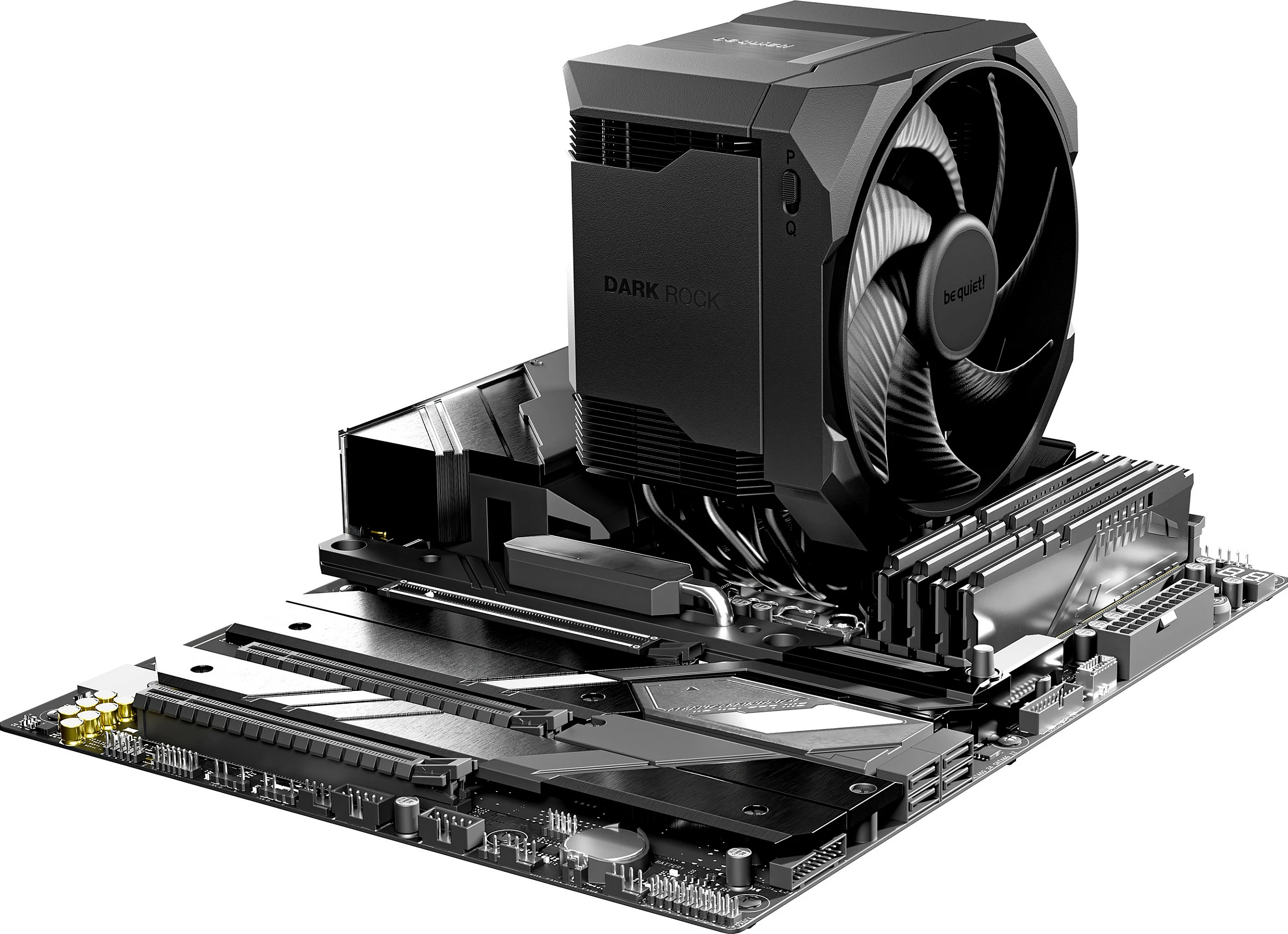 Ftohës procesori be quiet! Dark Rock 6, 135mm PWM, AM5/AM4, LGA1851/1700/1200/115x, i zi
