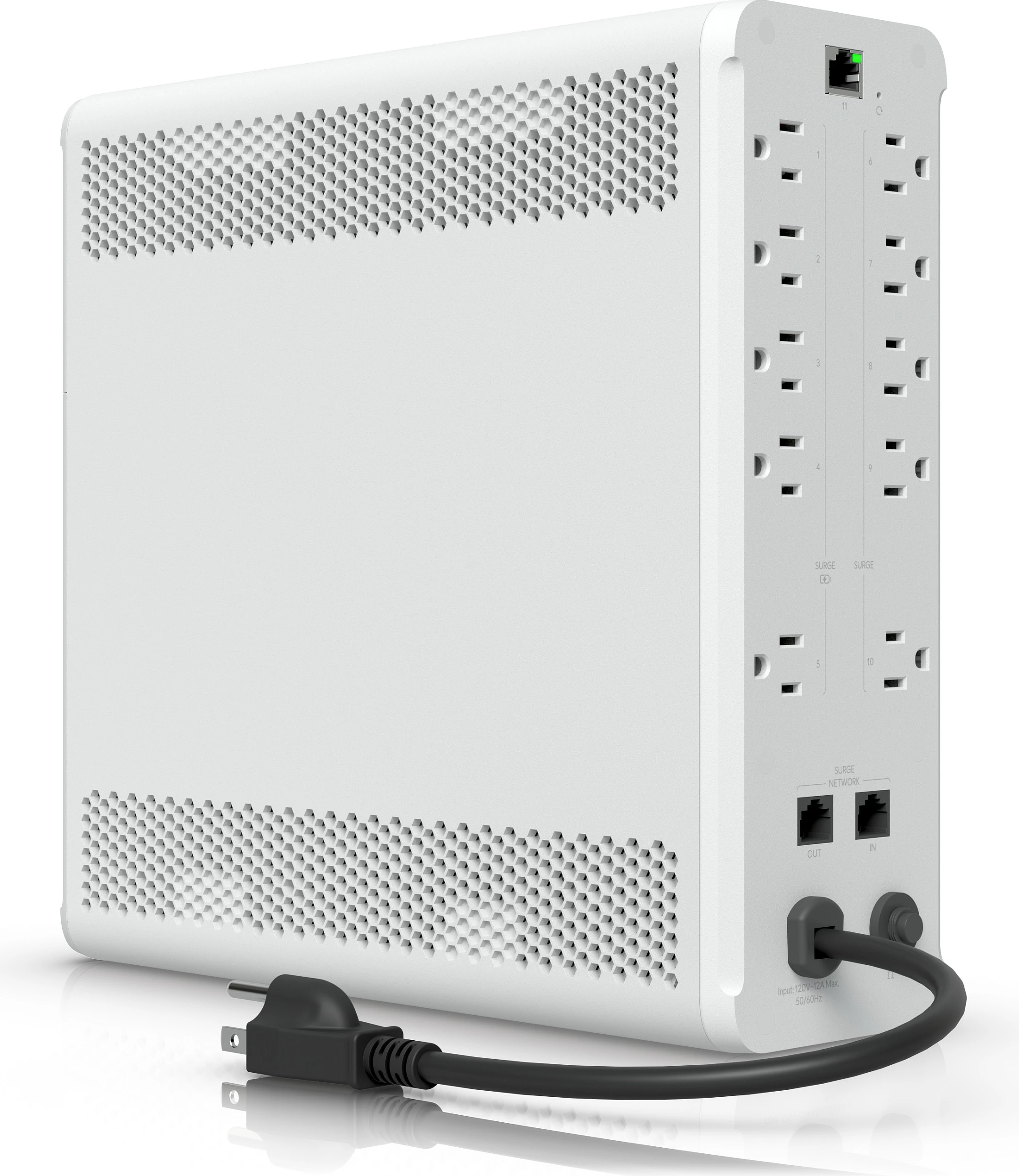 UPS Ubiquiti UPS-Tower 1kVA 600W Line-Interactive, 10 priza, bateri hot-swap, e bardhë