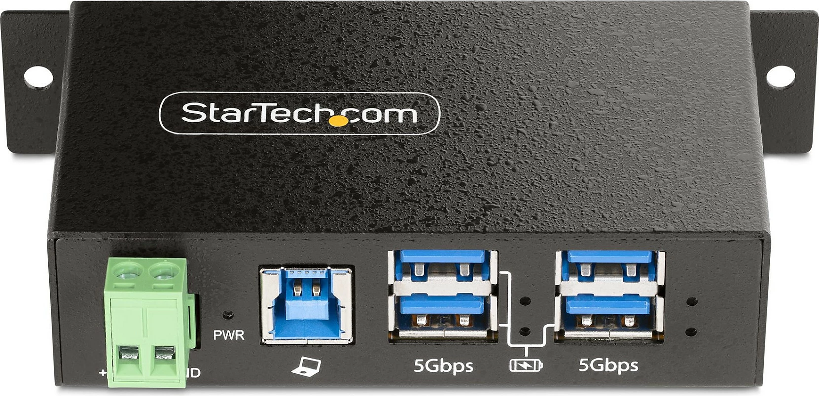 Hub USB StarTech 5G4AINDRM, 4 porta USB-A, USB 3.2 Gen 1 5Gbps, industrial, metal, i zi