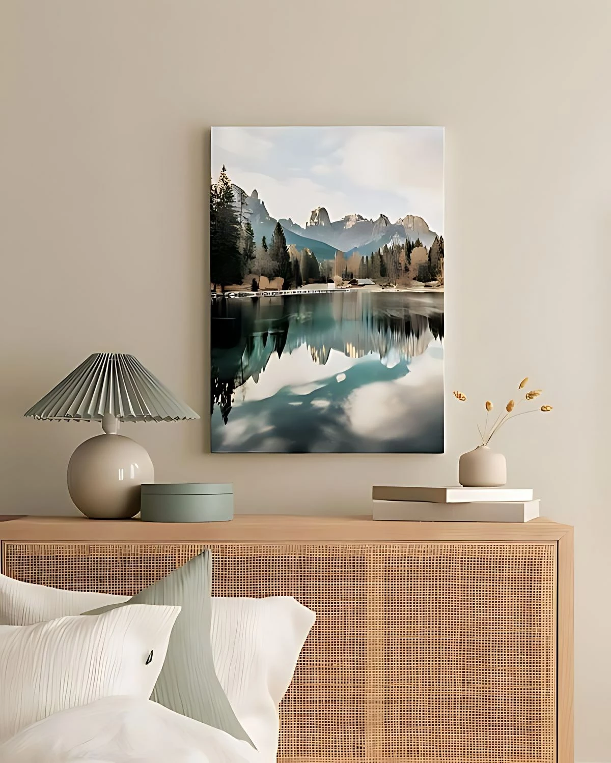 Pikturë dekorative në kanavacë, shumëngjyrëshe, Wallity, Artcanvas82, 40x60cm