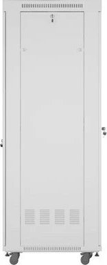 Kasë rack LANBERG 19" 42U 600x800mm, gri, derë perforuese LCD