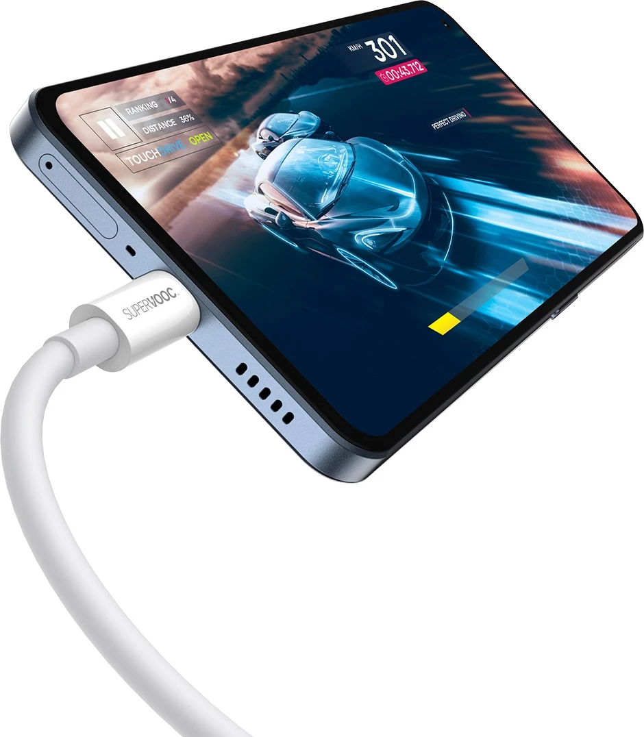 Kabllo Baseus Superior Series SUPERVOOC USB-A në USB-C 65W, 1m, Bardhë