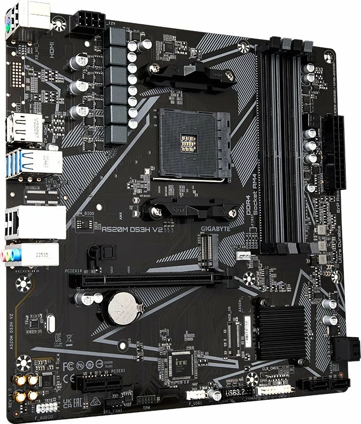 Pllakë amë Gigabyte A520M DS3H V2 mATX AM4
